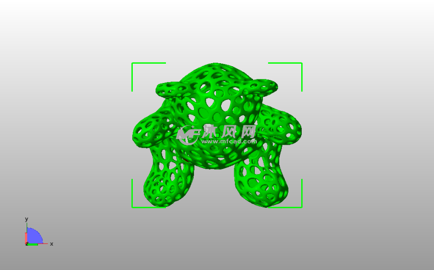 镂空泰迪熊俯视图