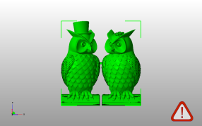 猫头鹰情侣主视图