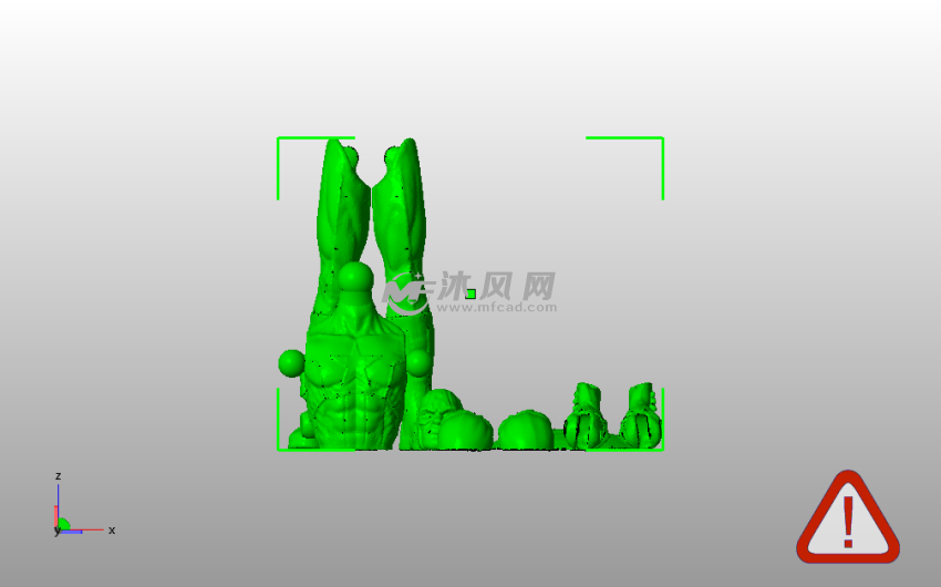 美国队长模型主视图