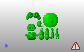 美国队长模型俯视图