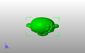 美女猴子模型俯视图