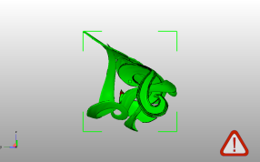  女神头饰模型主视图