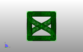 曲折立方模型俯视图