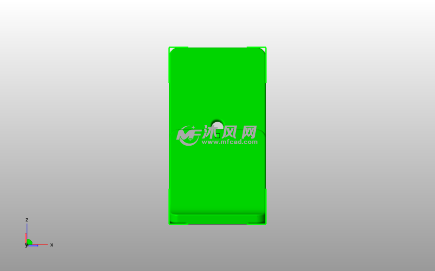 手机支架模型主视图