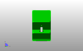 手机支架模型俯视图