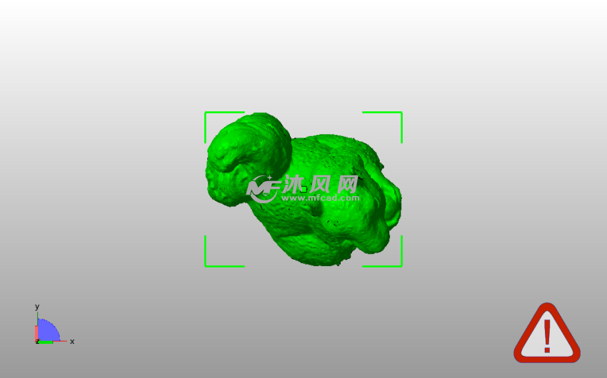 守护松鼠模型俯视图