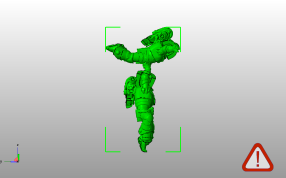 太空人模型侧视图