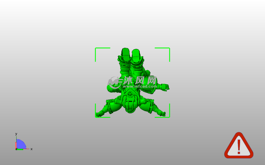 太空人模型俯视图