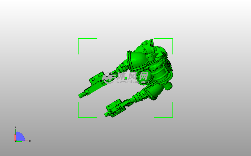 太空战士模型俯视图
