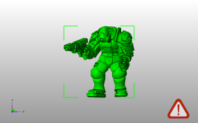 外太空战士模型主视图