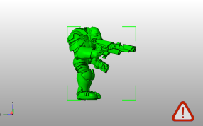 外太空战士模型侧视图