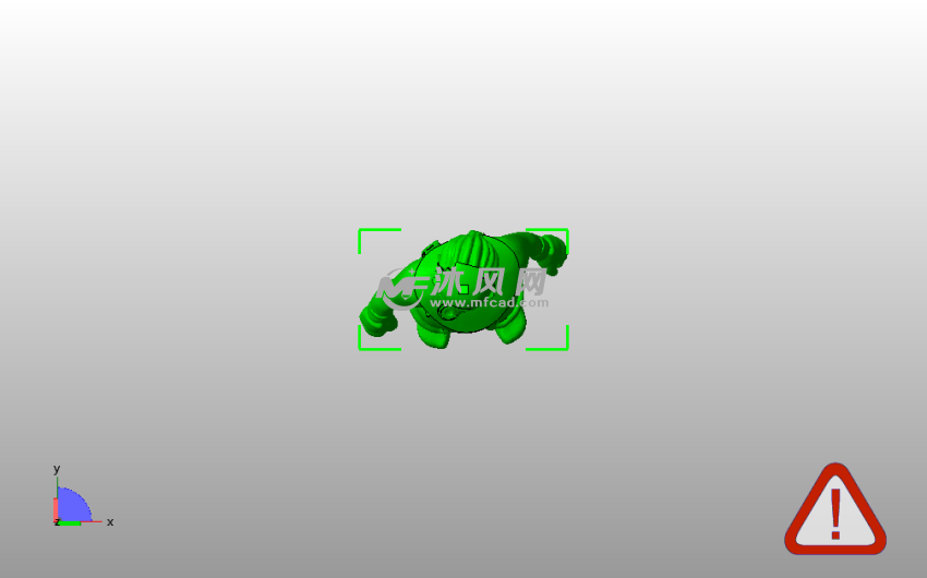 外星人模型俯视图