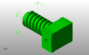 沃尔沃740座椅支架斜视图