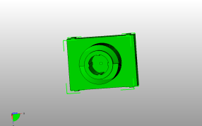 沃尔沃740座椅支架俯视图