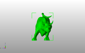 希腊公牛模型主视图