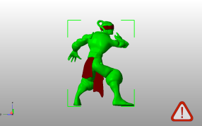 细化盲僧模型侧视图