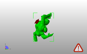 细化盲僧模型俯视图