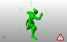 细化盲僧模型斜视图