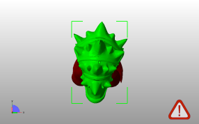 细化披甲龙龟模型俯视图