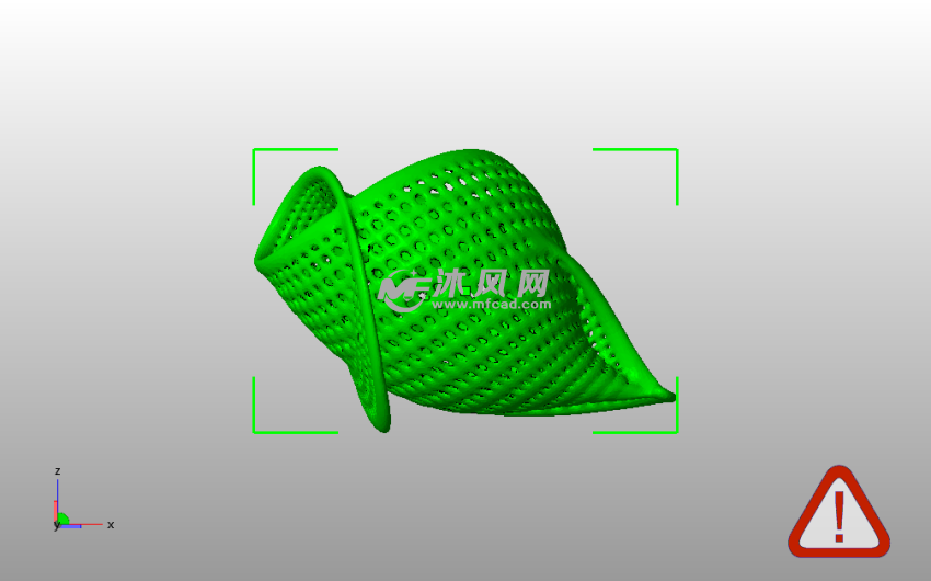 小海螺模型侧视图