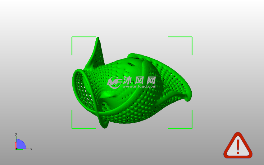 小海螺模型主视图