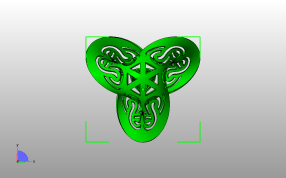 创意结构模型俯视图