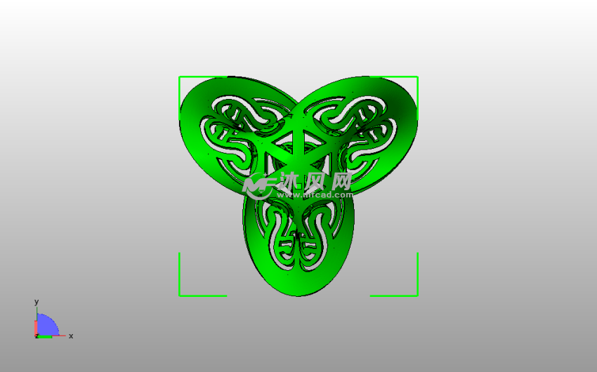 创意结构模型俯视图