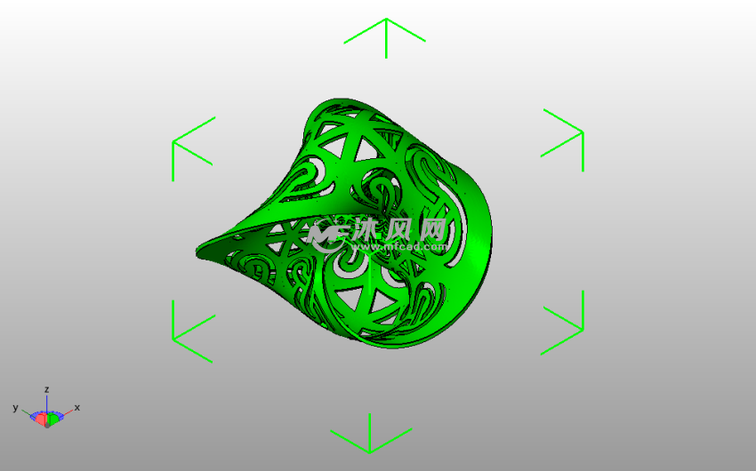 创意结构模型斜视图