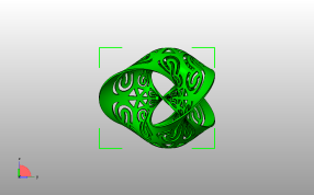 创意结构模型侧视图