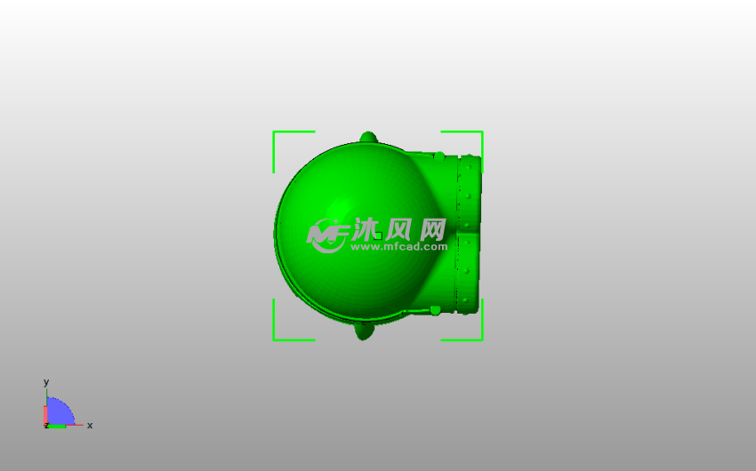 小黄人三维模型俯视图