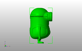 小黄人三维模型侧视图