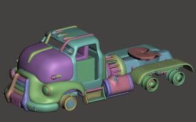 小卡车模型效果图