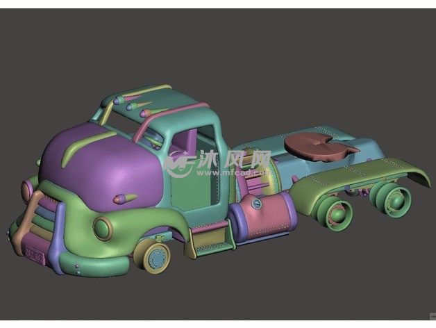 小卡车模型效果图