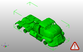 小卡车模型斜视图
