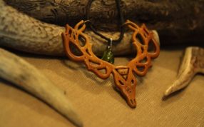 小鹿吊坠模型斜视图