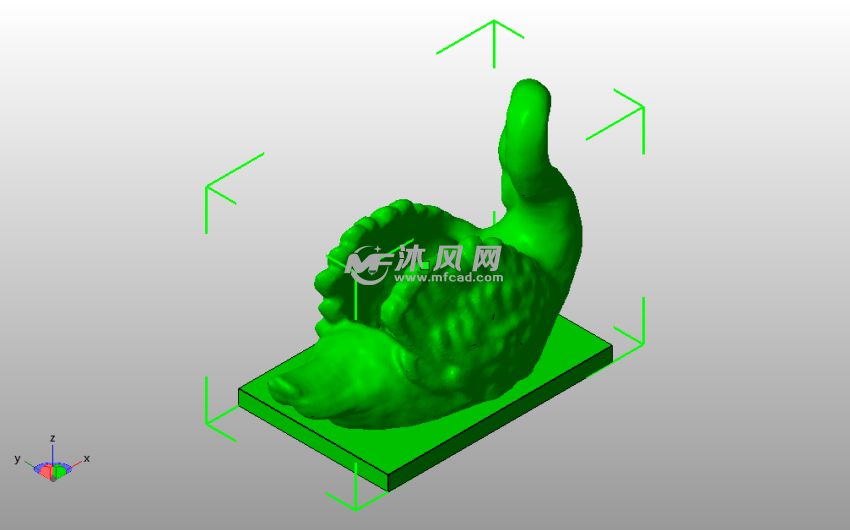 小天鹅模型斜视图