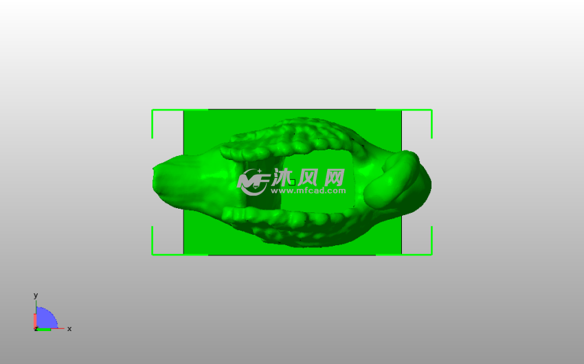 小天鹅模型俯视图