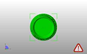 斜切镂空笔筒俯视图