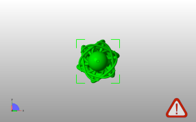 悬空球模型俯视图
