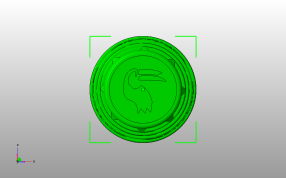 摇色子杯子底视图