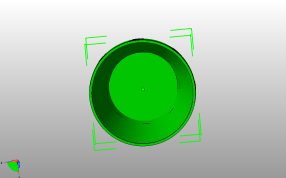 摇色子杯子俯视图