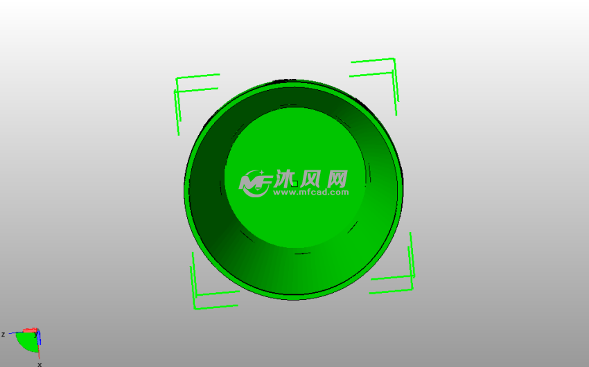 摇色子杯子俯视图