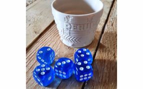 摇色子杯子实物图