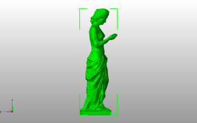 印度女孩模型侧视图