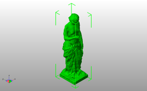 印度女孩模型斜视图