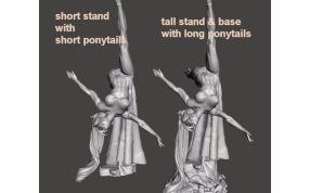 杂技舞者模型效果图