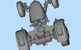 四轮拖拉机整体图