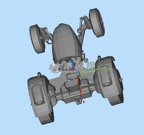 四轮拖拉机整体图