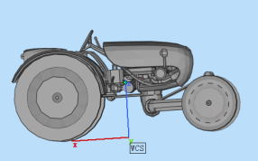 农用四轮拖拉机构造图