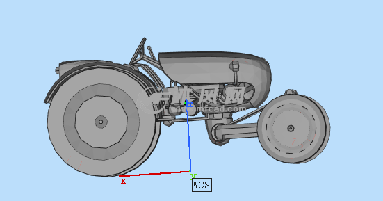 农用四轮拖拉机构造图